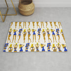 Beach Bombshells - Blondes in Blue Rug Gallery Image 1