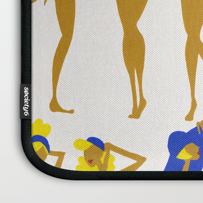 Beach Bombshells - Blondes in Blue Laptop Sleeve Gallery Image 3