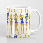 Beach Bombshells - Blondes in Blue Coffee Mug Gallery Image 1