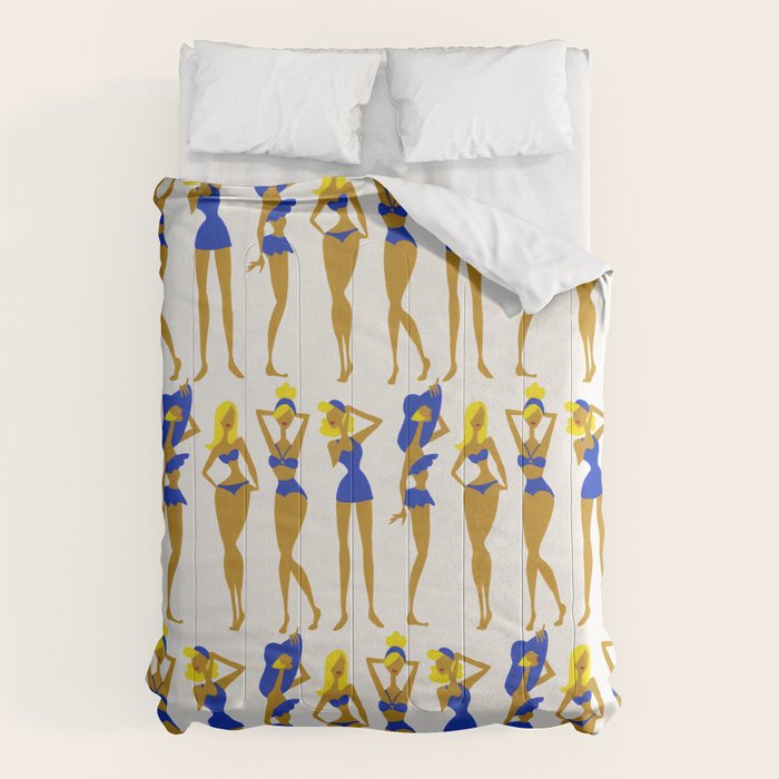 Beach Bombshells - Blondes in Blue Comforter Gallery Image 6