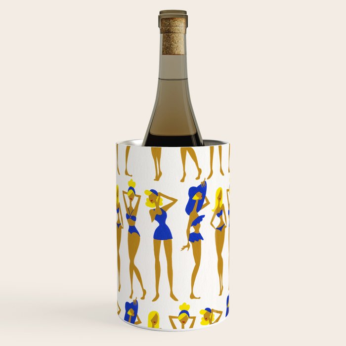 Beach Bombshells - Blondes in Blue Wine Chiller Gallery Image 1