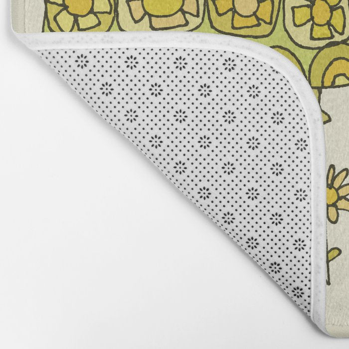 go slow retro turtle // art by surfy birdy Bath Mat Gallery Image 2