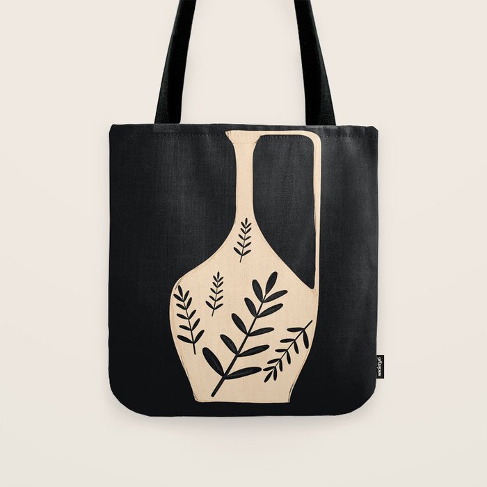 Minimal Abstract Art Vase 20 Tote Bag Gallery Image 1