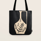 Minimal Abstract Art Vase 20 Tote Bag Gallery Image 1