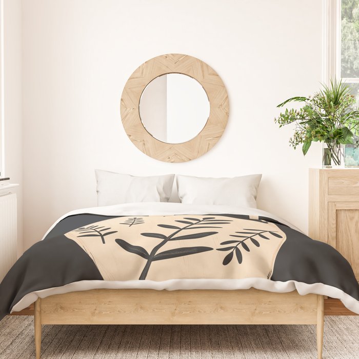 Minimal Abstract Art Vase 20 Duvet Cover Gallery Image 3