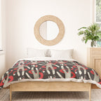 Sock Monkey Santa Duvet Cover Gallery Image 3