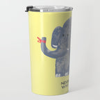 Elephant never forgets Travel Mug Gallery Image 3