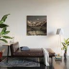 Alpine Night Sky Wood Wall Art Gallery Image 2