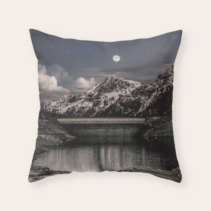 Alpine Night Sky Throw Pillow Gallery Image 6