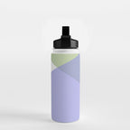 Geometrics - very peri & sage Water Bottle Gallery Image 2