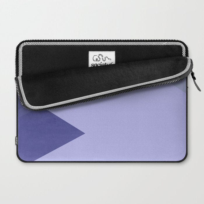 Geometrics - very peri & sage Laptop Sleeve Gallery Image 2