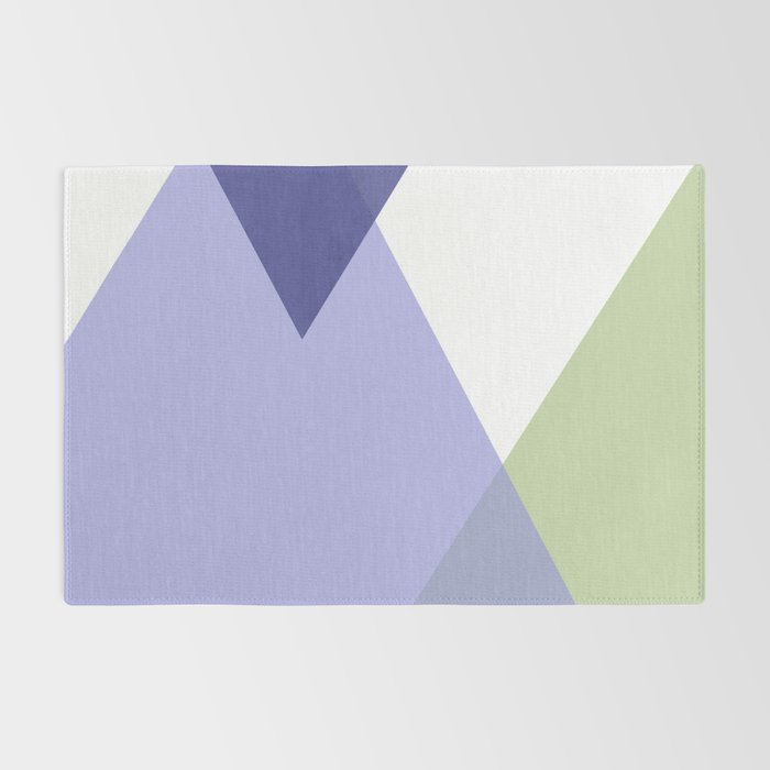 Geometrics - very peri & sage Rug Gallery Image 2