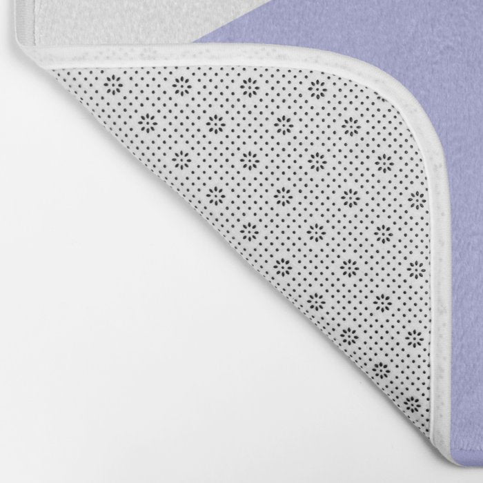 Geometrics - very peri & sage Bath Mat Gallery Image 2