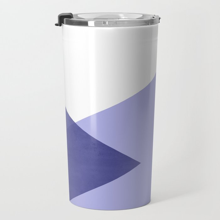 Geometrics - very peri & sage Travel Mug Gallery Image 3