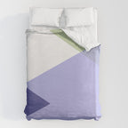 Geometrics - very peri & sage Duvet Cover Gallery Image 6