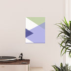 Geometrics - very peri & sage Poster Gallery Image 2