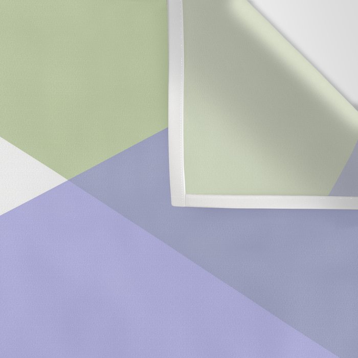 Geometrics - very peri & sage Wall Tapestry Gallery Image 3