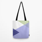 Geometrics - very peri & sage Tote Bag Gallery Image 2