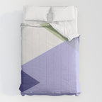Geometrics - very peri & sage Comforter Gallery Image 6