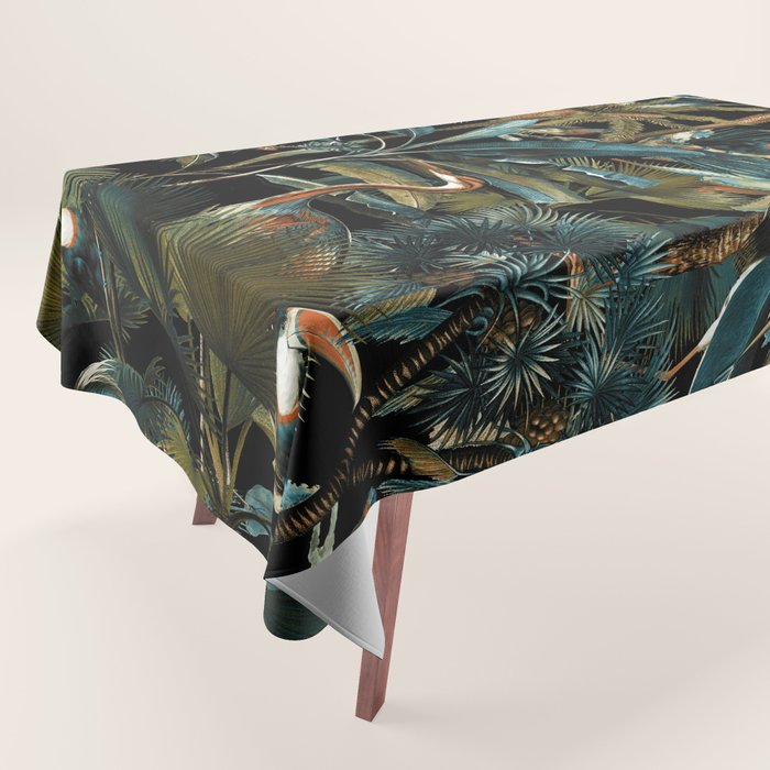 Jungle and Birds Tablecloth Gallery Image 1