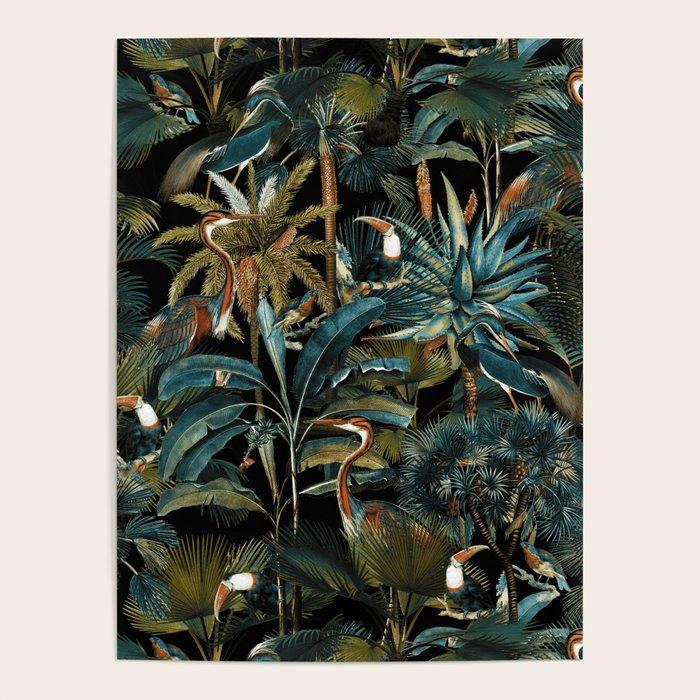 Jungle and Birds Poster Gallery Image 1