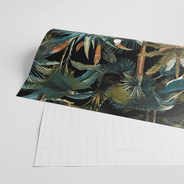 Jungle and Birds Wrapping Paper Gallery Image 2