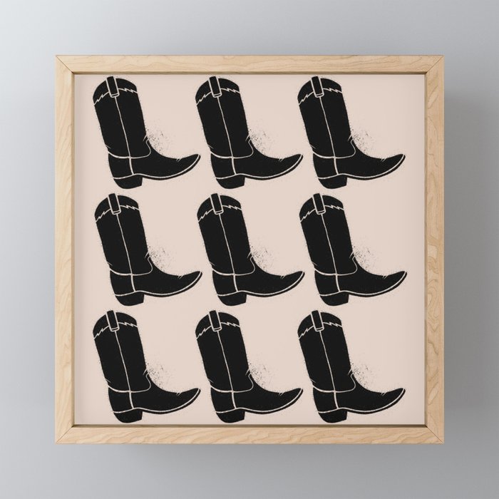 boot scoot Mini Art Print Gallery Image 1
