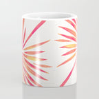 Tropical Fan Palm - Pink Palette Coffee Mug Gallery Image 4