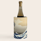 The Great Wave of Pugs Vanilla Sky Wine Chiller Gallery Image 3