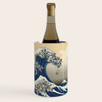 The Great Wave of Pugs Vanilla Sky Wine Chiller Gallery Image 1