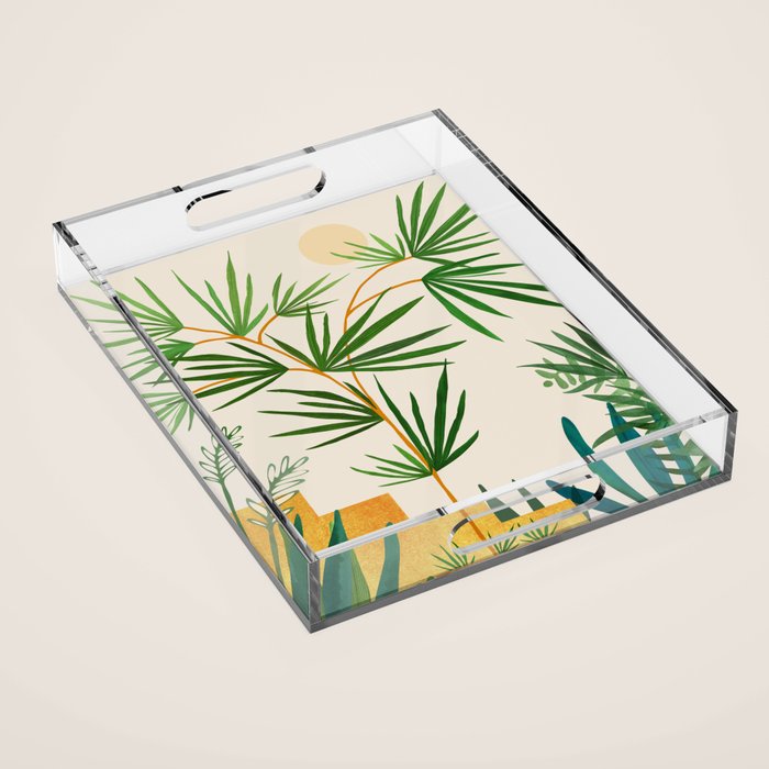 Desert Spring Landscape Acrylic Tray Gallery Image 1