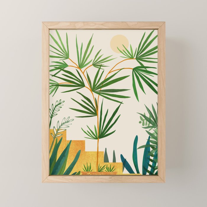 Desert Spring Landscape Mini Art Print Gallery Image 1