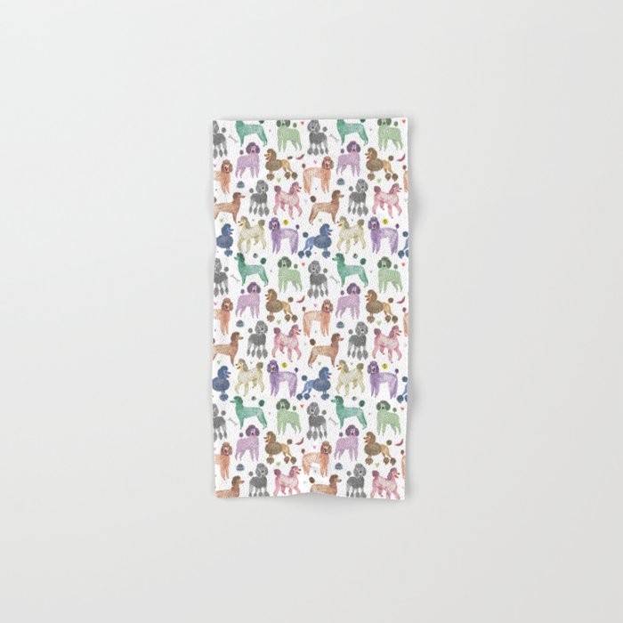 Poodles by Veronique de Jong Bath Towel Gallery Image 1