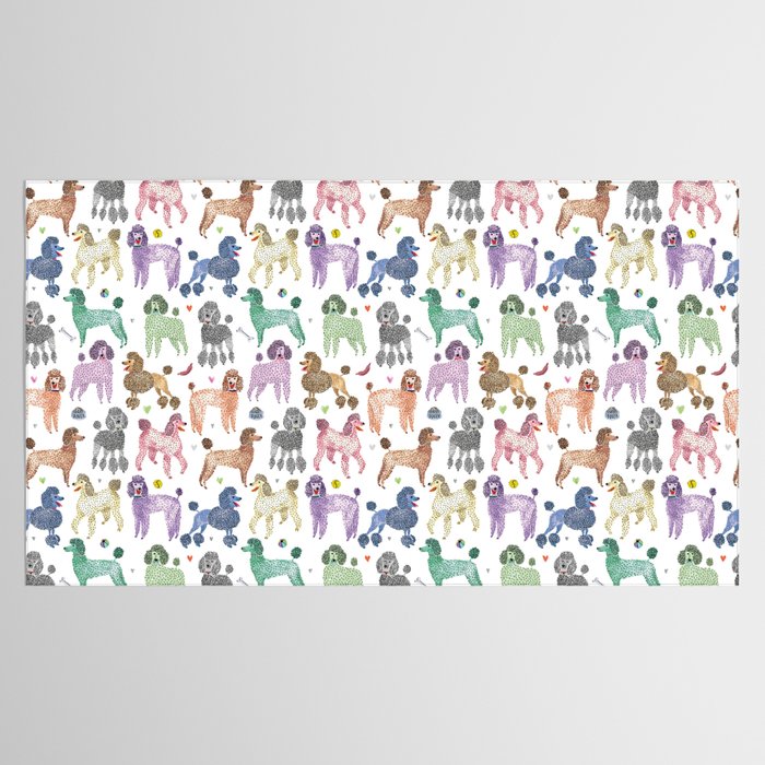 Poodles by Veronique de Jong Tablecloth Gallery Image 2