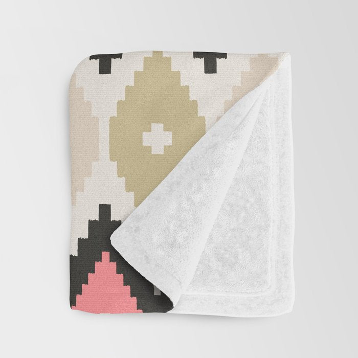 Southwest Geometric Shapes Throw Blanket Gallery Image 3