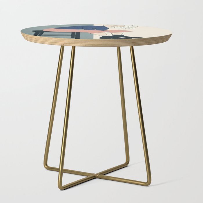 Serene Blue Side Table Gallery Image 1