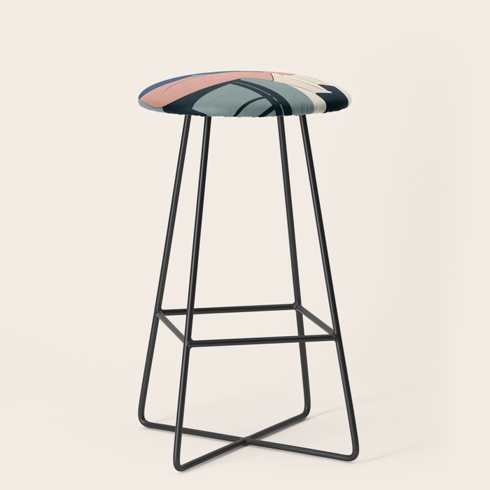 Serene Blue Stool Gallery Image 1