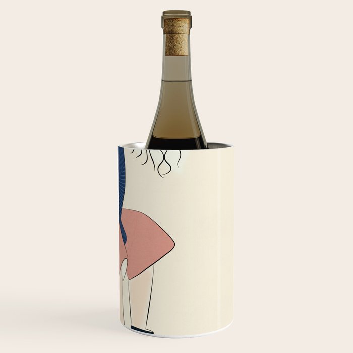 Serene Blue Wine Chiller Gallery Image 3