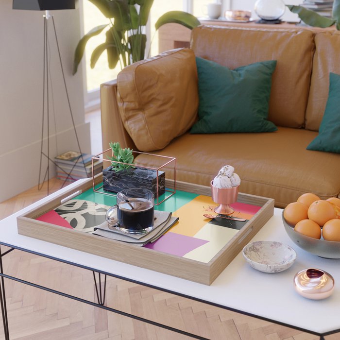 Mid Century Collage | PATTERN 07: The Retro Edition Serving Tray Gallery Image 2