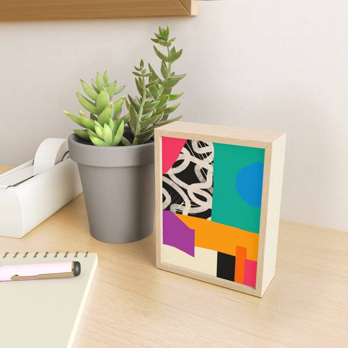Mid Century Collage | PATTERN 07: The Retro Edition Mini Art Print Gallery Image 2