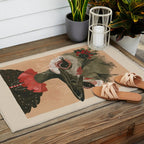 Festive Ostrich Outdoor Rug Gallery Image 2