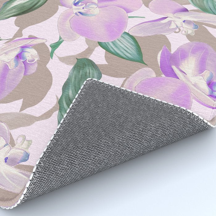 Lovely lilac exotic flowers L Rug Gallery Image 4