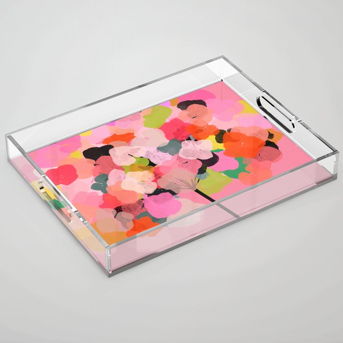 hydrangea 12 Acrylic Tray Gallery Image 1