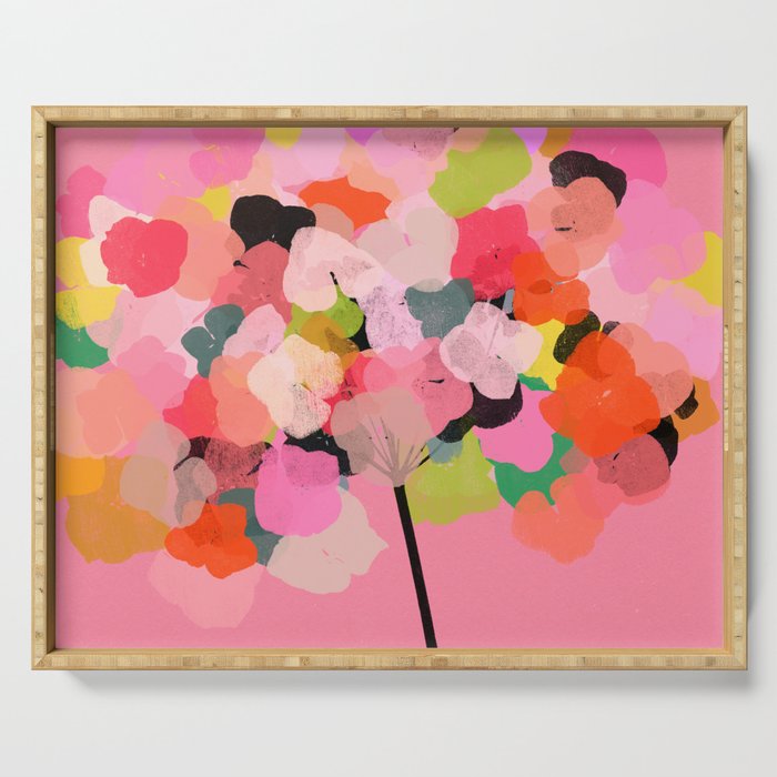 hydrangea 12 Serving Tray Gallery Image 1