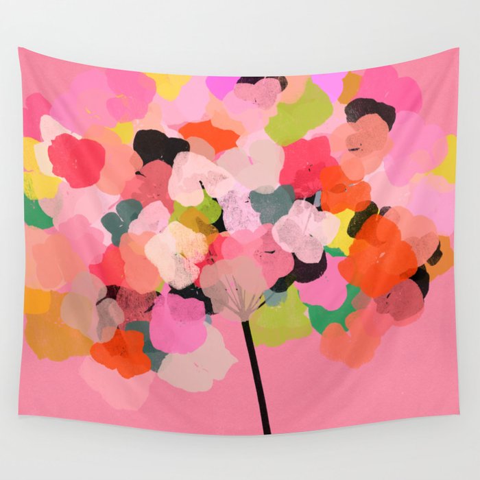 hydrangea 12 Wall Tapestry Gallery Image 4