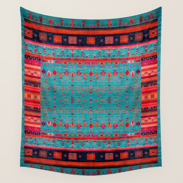 Traditional Berber Bohemian Moroccan Handmade Fabric Style Fall Autumn Color Inspiration Wall Tapestry Gallery Image 4