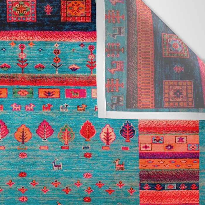 Traditional Berber Bohemian Moroccan Handmade Fabric Style Fall Autumn Color Inspiration Wall Tapestry Gallery Image 3