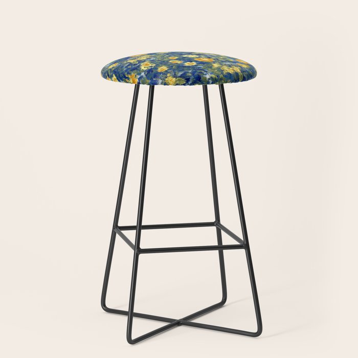 Vincent van Gogh Style Pattern Design Stool Gallery Image 1