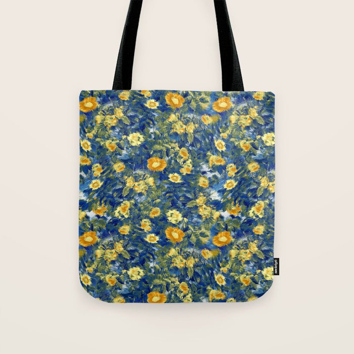Vincent van Gogh Style Pattern Design Tote Bag Gallery Image 1