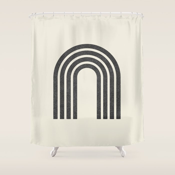 Woodblock arch Shower Curtain Gallery Image 1